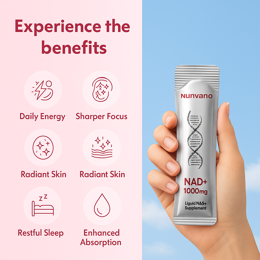 1000mg Pharmaceutical Grade NAD+ Anti-Aging Supplement